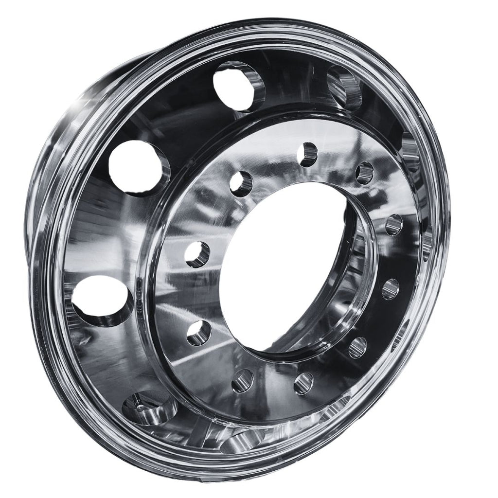 Rin disco Americano Aluminio | 22.5×8.25 | 10 ventilaciones redondas, 10 pernos