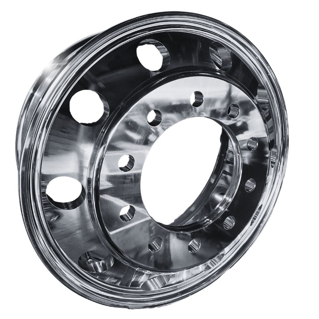 Rin disco Americano Aluminio | 22.5×8.25 | 10 ventilaciones redondas, 10 pernos