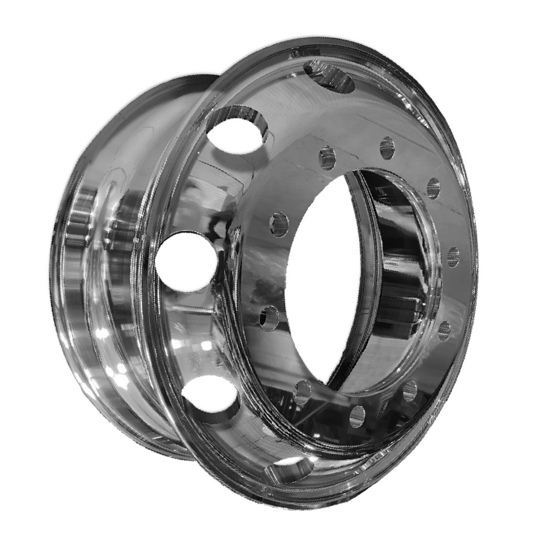 Rin disco Europeo Aluminio | 22.5x8.25 | 10 ventilaciones, 10 pernos |