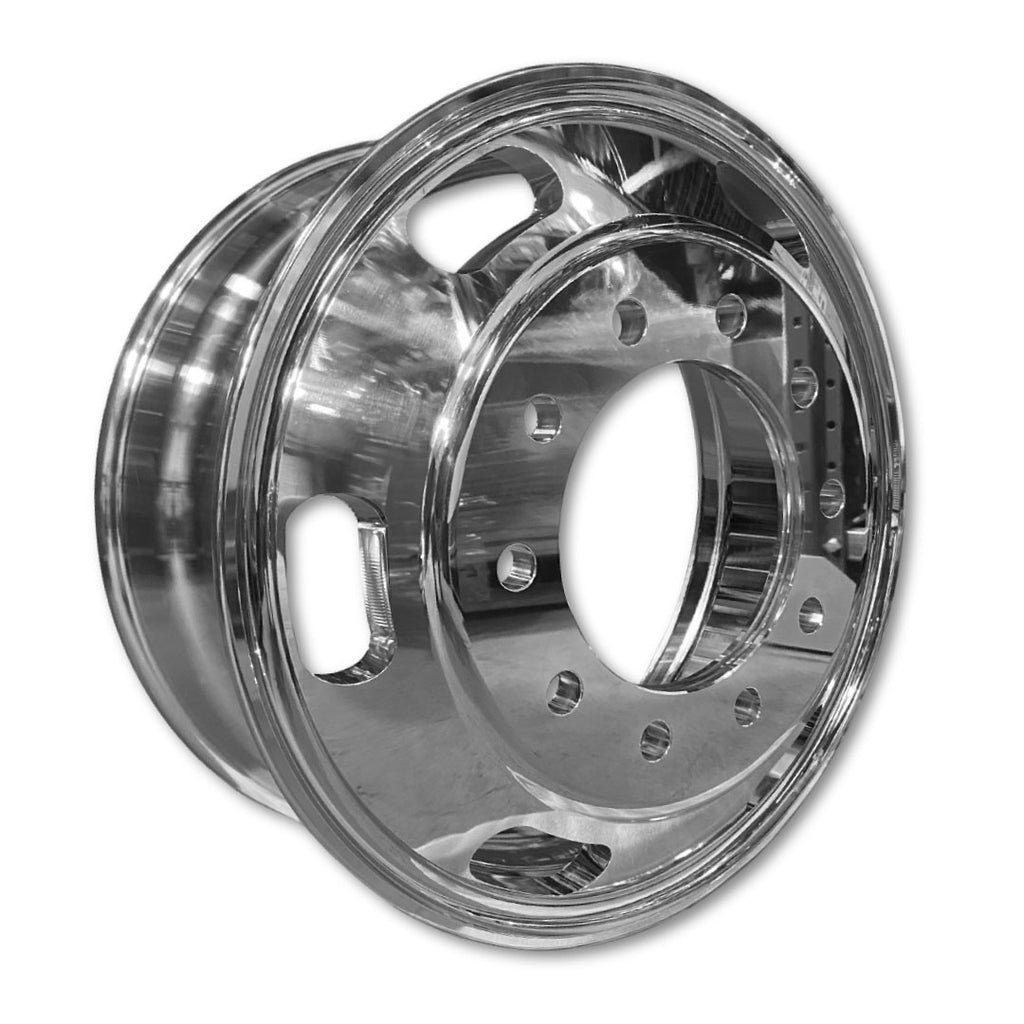 Rin disco Americano Aluminio | 22,5x8,25 | 6 ventilaciones, 10 pernos | Kenworth